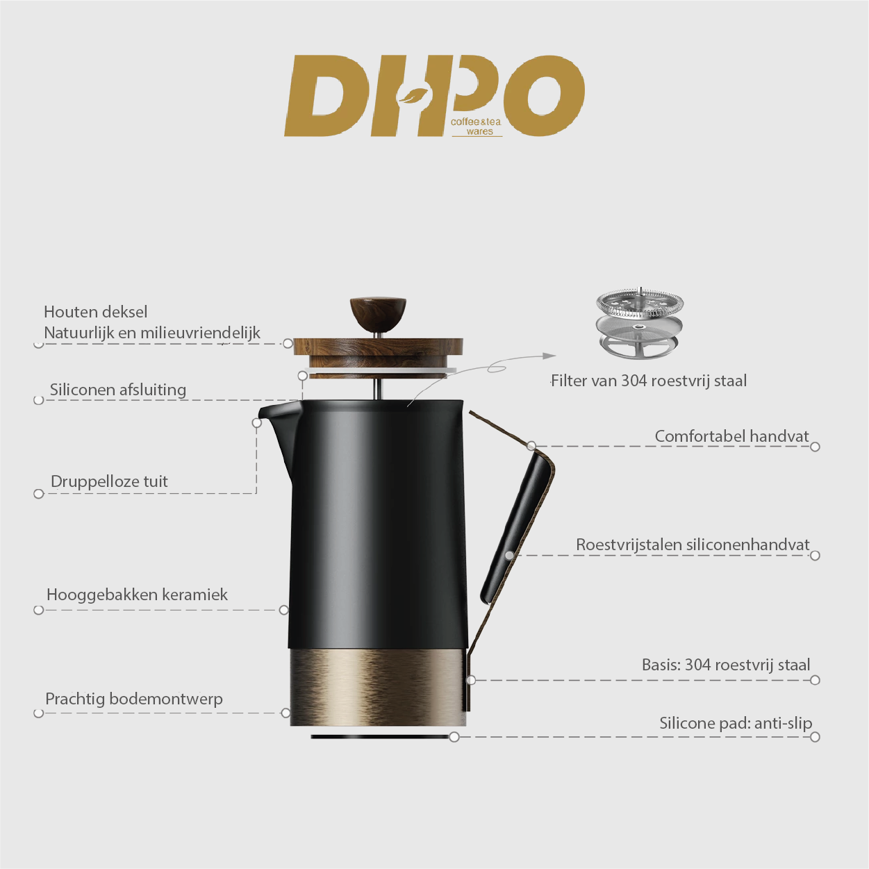 French Press - Duke 600ML